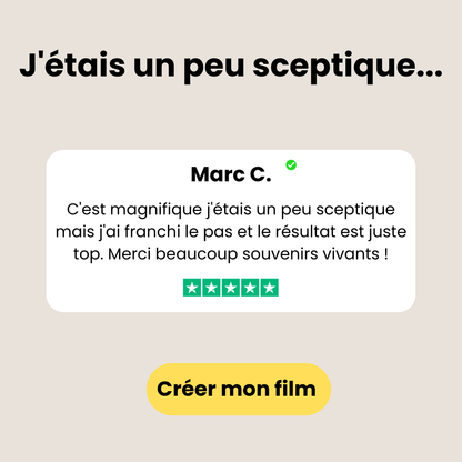 Mini-Film Souvenir — Offre Transmission — Jusqu’à 150 Photos