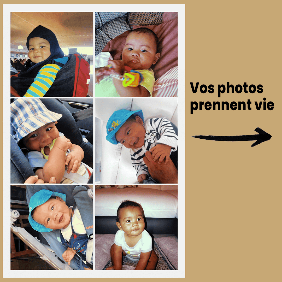 Mini-Film Souvenir — 3 Photos Animées