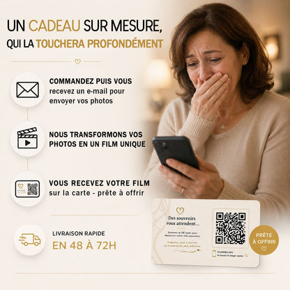 Offre Fête des Mères ღ Film Souvenir 20 Photos + Carte Prête à Offrir