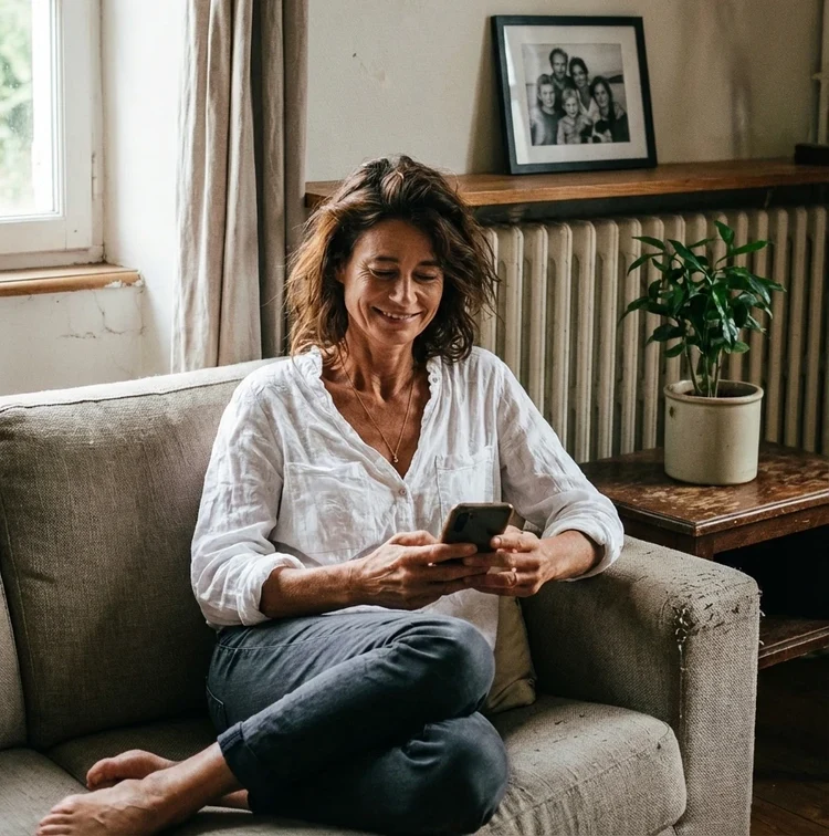 Sandrine, créatrice de Souvenirs Vivants